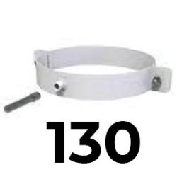 ABRAZADERA DE FIJACION A PARED DE 130 ALUMIGAS EN ACERO LACADO EN BLANCO REF ALAF13 CONVESA, GARRAS SUJECION MURAL MURO BL BLC BLANCA SUJECCION Soportes alupractic