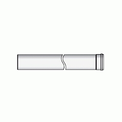 TUBO DE SALIDA DE HUMOS DE 80 DE 500 mm MACHO HEMBRA ALUMIGAS LACADO BLANCO CONVESA  DSCTL, TUBO CHIMENEA M-M ALUMINIO DE 130 DE 50 CM BL BLC BLANCA ( MH ) (MH) (M-H) ( M-H ) M/H Tuberias