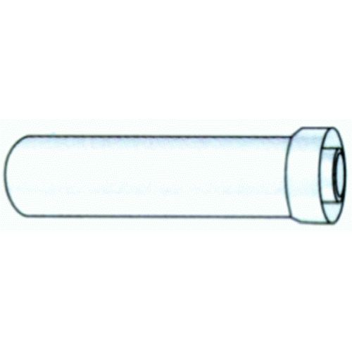 TUBO PROLONGADOR COAXIAL MACHO-MACHO 60/100 DE 500 mm ALUMIGAS LACADO EN BLANCO ACP060 CONVESA DSCTL, M-M DE PROLONGACION ALUMINIO SALIDA DE HUMOS INTERIOR DE 60 EXTERIOR DE 100 DE 50 CM BL BLC BLANCA Tuberias