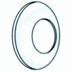 EMBELLECEDOR DE ACERO LACADO DE 100 ALU ALU COAXIAL REF ALEM10 CONVESA, CHIMENEA SALIDA HUMOS PLAFON FLORON TAPAJUNTAS Enbellecedores