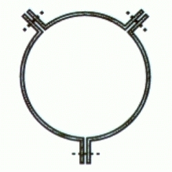 ABRAZADERA DE VIENTOS INOX INOX PARA SALIDA DE HUMOS DE 100 REF HIAV15 CONVESA, CHIMENEA GARRAS SUJECION SOPORTES DOBLE PARED capa SUJECCION