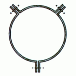 ABRAZADERA DE VIENTOS INOX INOX PARA SALIDA DE HUMOS DE 250 REF HIAV30 CONVESA, CHIMENEA GARRAS SUJECION SOPORTES DOBLE PARED capa SUJECCION
