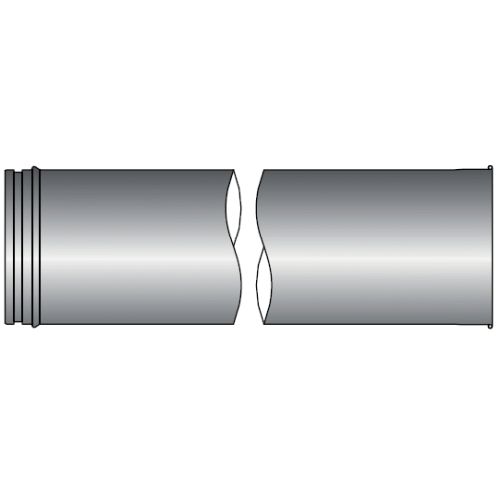 TUBO INOX SIMPLE AISI 316 PARA SALIDA DE HUMOS DE 100 DE 1000 mm REF BIT110 CONVESA, CHIMENEA MODULO DE 50 CM INOXIDABLE Tuberias