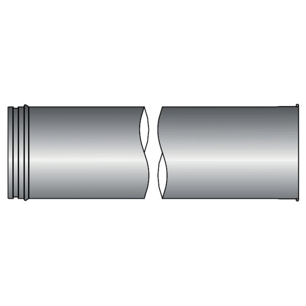 TUBO INOX SIMPLE AISI 316 PARA SALIDA DE HUMOS DE 175 DE 1000 mm REF BIT117 CONVESA, Tuberias CHIMENEA MODULO DE 100 CM INOXIDABLE Tuberias