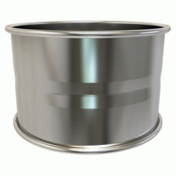 MANGUITO DE UNION HEMBRA HEMBRA INOX SIMPLE PARA SALIDA DE HUMOS DE 125 CONVESA EIHH12 DSCTL, CHIMENEA INOXIDABLE Empalmes Enpalmes Empalmar Enpalmar HH H/H H-H