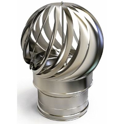 Auto aspirador inox inox AVANT KA para la salida de humos de 125 CONVESA KAAA12 DSCTL, chimenea caperuza