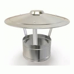 Caperuza avant KC inox inox de 400 CONVESA KCCP40, CHIMENEA SALIDA DE HUMOS doble pared capa 8435265469316
