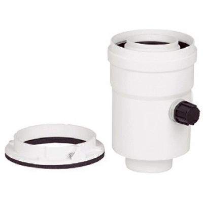 ADAPTADOR VERTICAL POLIPROPILENO - ALUMINIO COAXIAL PARA SALIDA DE HUMOS DE 60/100  FERROLI, 