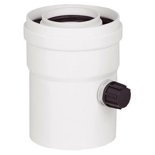 ADAPTADOR VERTICAL POLIPROPILENO - ALUMINIO COAXIAL PARA SALIDA DE HUMOS DE 60/100  BAXI-ROCA, 