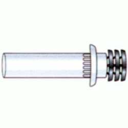 TERMINAL SALIDA VERTICAL POLIPROPILENO - ALUMINIO COAXIAL DE 80/125 DE 1000 mm REF PPCV80 CONVESA, CHIMENEA SALIDA DE HUMOS CON DEFLECTOR SOMBRERETE CAPERUZA PPR ALU DE 1 M 100 CM SALIDA DE HUMOS Cortavientos