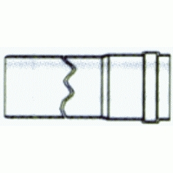 TUBO DE POLIPROPILENO SIMPLE PARA LA SALIDA DE HUMOS DE 80 DE 1000 mm REF PPS0810 CONVESA, CHIMENEA PPR DE 1 M 100 CM Tuberias