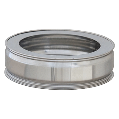 Tapon de DOBLE PARED inoxidable aisi 304-304 para tubo de 125/175 PRACTIC 046025, 