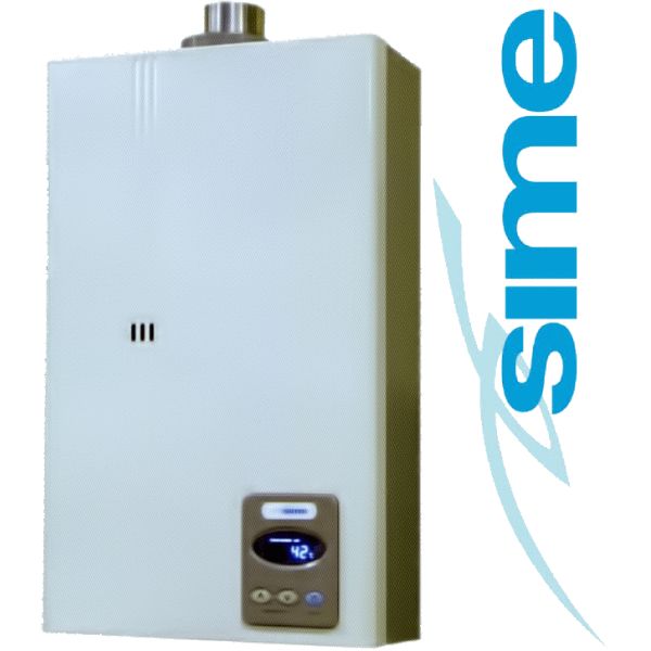 CALENTADOR DE GAS MINI 12 ERP DE 12Litros TIRO FORZADO / ESTANCO FONDERIE GAS BUTANO SIME, TERMO ESTANCO GB Ltrs Lts