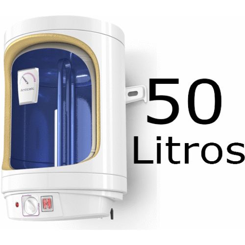 TERMO ELECTRICO MODELO A06 ANTICALC DE 50Litros VERTICAL CON REGULACION DE TEMPERATURA TESY, 