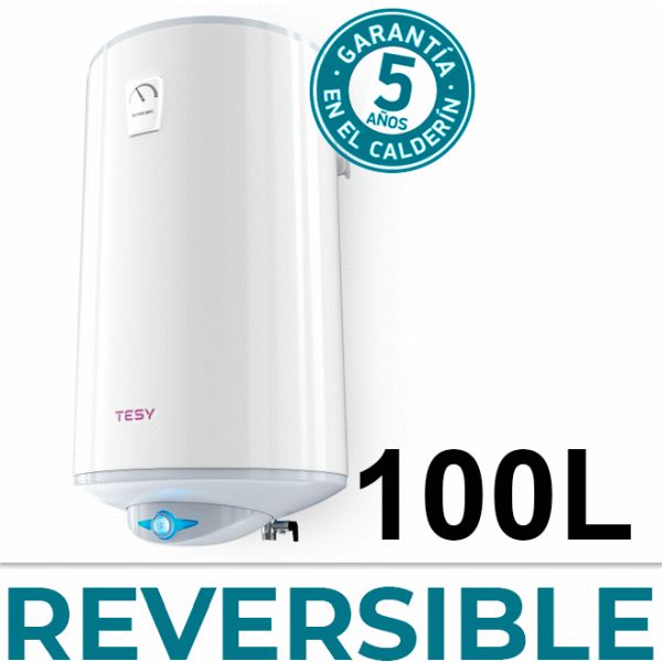 TERMO ELECTRICO MODELO A06 ANTICALC DE 100Litros REVERSIBLE CON REGULACION DE TEMPERATURA TESY, tesis tesys  100Litros 100Lts Termos Electricos Luz horizontales verticales ACOSTADOS TUMBADOS Calentadores Ltrs Lts Electric Flow Boilers water heater