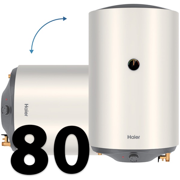 Termo elctrico de 80 litros reversible modelo ES80V-RM1 HAIER, 