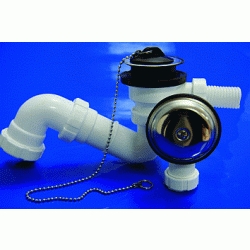 SIFON T-64 C DE 11/2 40 PARA BAERA CON REBOSADERO TECNOAGUA 50511, REF. T64 T-64 Aliviadero Salida Escape Hidrotecnoagua Recomendado ECNMC 1 1/2 1-1/2 Sifones 11/2" desagues desages 8422440505112