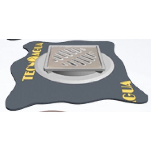 T-71DG MANTA PARA PLATO DE DUCHA DE OBRA PVC DE 1500x2000 DIAGONAL INOXIDABLE TECNOAGUA, Tela Lmina Pvc Impermeable Recomendado DE 150 X 200 CM 150X200 CM REJILLA INOXIDABLE  150/200cm