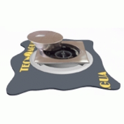 T-71LI MANTA PARA PLATO DE DUCHA DE OBRA PVC DE 1800x2000 LUJO INOXIDABLE TECNOAGUA, Tela Lmina Pvc Impermeable Recomendado DE 180 X 200 CM 180X200 CM REJILLA INOXIDABLE