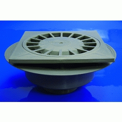SUMIDERO SIFONICO T-86V 110-90 200 x 200 mm SALIDA VERTICAL PARA TERRAZAS TELA ASFALTICA TECNOAGUA, REF. 50630 T86V T-86V Caldereta REJILLA PVC Extensible PATIOS Hidrotecnoagua Recomendado ECNMC CALDERETA 200x200 20x20 110/90 90-110