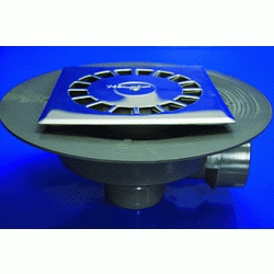 SUMIDERO SIFONICO T-86 50-40 DE 100 x 100 mm SALIDA V-H PARA TERRAZAS TELA ASFALTICA TECNOAGUA, REF. 50682 T86VH T-86VH Hidrotecnoagua PLATOS DE DUCHA CALDERETA EXTENSIBLE TERRAZAS REJILLA INOX Recomendado ECNMC HORIZONTAL VERTICAL v/h vh 50/40 Acero Patios 40-50