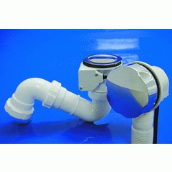 SIFON T-64 A 11/2 40 AUTOMATICO PARA BAERA CON REBOSADERO TECNOAGUA, REF.50029 T64 T 64 Hidrotecnoagua 1 1/2 1-1/2 Sifones 11/2"