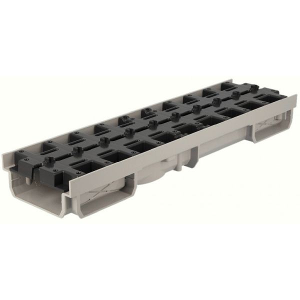 Canaleta de 0.5m PVC con rejilla oculta 500x130x60 JIMTEN 029153, con rejilla 029153 8426621212097
