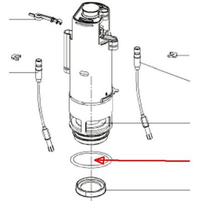 JUNTA CONICA DE 55 x 5 REF. 31535  PARA DESCARGADOR JIMTEN, RECAMBIOS REPUESTOS Taza Inodoros Water bater WC tazas vater TANQUE MOCHILA JINTEM Jinten W.C.  cisternas Jimtem Fontaneria  single-lever flush valve system cistern
