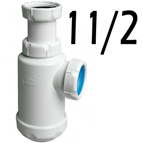S 65 DE 40 11/2 SIFON DE BOTELLA EXTENSIBLE CON TUERCA LOCA PARA LAVABO O FREGADERO JIMTEN, 02128 Fregadera Sink Sencillo S-65 Salida Pared S65 Escuadra 1 1/2 1-1/2 Sifones 11/2" Lababos washbasin basin lavavos Lavabos desagues desages JINTEM Loco Jinten Sin Valvulas Jimtem