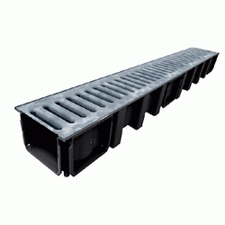 CANALETA USO PRIVADO DRP178 DE 1000 x 130 x 98 mm SIN MARCO CON REJILLA DE ACERO GALVANIZADO JIMTEN, 29069 CLASE A-15 REJIYA REGILLA REGIYA JINTEM Jinten Metalicos Jimtem