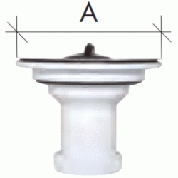 C 82 11/2 40 VALVULA PARA FREGADERO INOXIDABLE DE 115 mm  CREARPLAST, 038222 C-82 C82 PARA FREGADERA SENCILLO 1 1/2 1-1/2 11/2" BALBULAS ZXZX