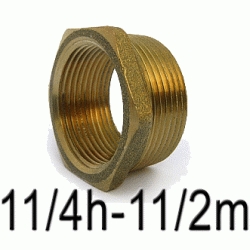 REDUCCION DE METAL Fg 241 DE 11/2 MACHO x 11/4 HEMBRA, 1 1/2 1 1/4 1-1/4 1-1/2 REDUCTOR REDUCCIONES EXAGONAL TUERCA REDUCIDA DE LATON MH M-H 11/2-11/4 11/4-11/2 11/2" (MH) ( MH ) M/H