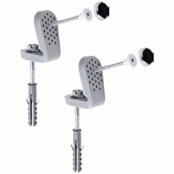 JUEGO DE TORNILLOS DE FIJACION LATERAL PARA WC, EQUIPO SERIE CONJUNTO ANCLAJE SUJECION WC WATER VATER INODOROS BATER TAZA TIPO GONDOLA SUJECCION HIDRAFIX IDRAFIX YDRAFIX horizontal Tornos W.C. Bidets videts bidetes videtes Dama