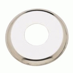 FLORON EN ACERO INOXIDABLE BOMBEADO  DE 1/2" G REF. 6081 DUCHAFLEX 8436040732892, PLAFON EMBELLECEDOR CROMO CROMADO CRO CROMADA  PLANO STANDARD ESTANDARD UNIVERSAL Escudos Abombado Enbellecedores floreton Metal