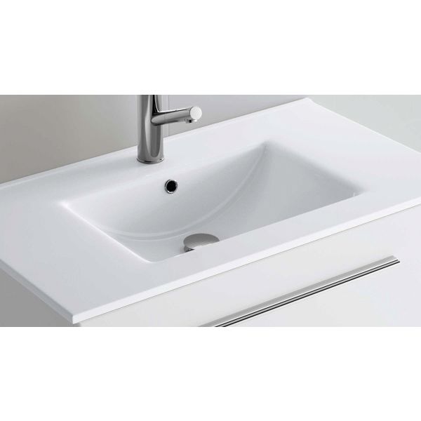 Lavabo porcelana IBERIA 1010 de 1010 x 20 x 460mm Blanco SALGAR 14713 DSCTL, Lababos washbasin basin lavavos Lavabos