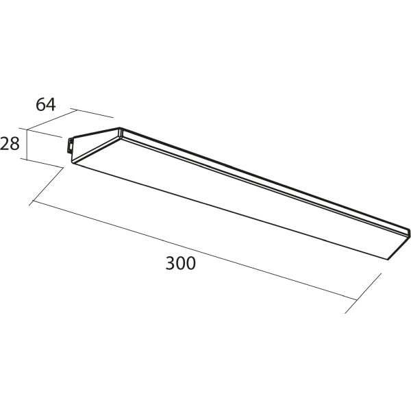 Aplique BOREAL 308 blanco luz led SALGAR 84122, 
