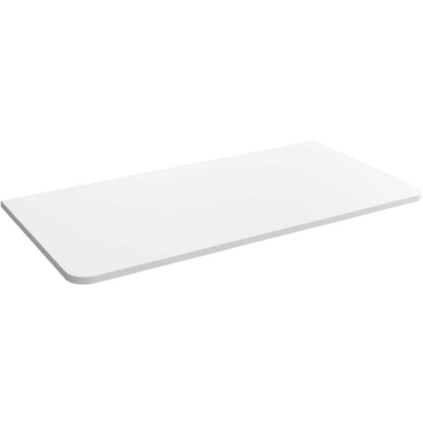 Encimera sin mecanizado SOLID SURFACE 1000 x 12 x 460mm en blanco mate ref:97499 SALGAR, 