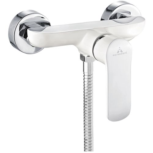 Monomando de ducha MISURI Blanco AQUASSENT 03200MIS04B, COLUMNA barra Sistema Mezcladores Mezcladoras cromo cromadas Mezcladores Mezcladoras Grifos Griferias Repisas Bancadas bidets Series Colecciones Single Lever handle faucet SHOWER 8436576063279 SOLODUCHA