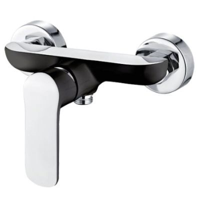 Monomando de ducha MISURI NEGRO AQUASSENT 032MIS04N, soloducha