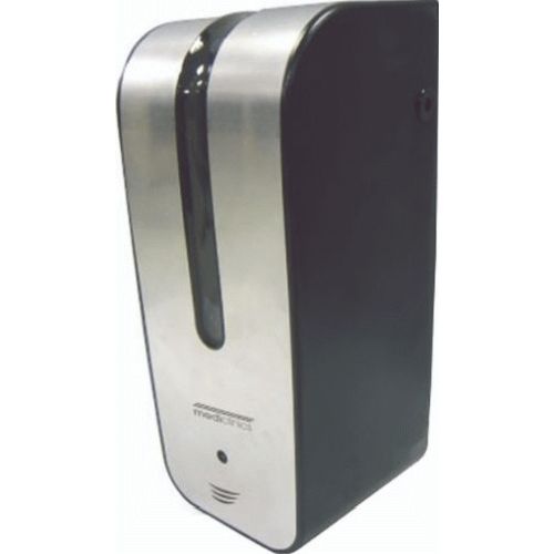 Dosificador de jabon vertical a pared en cromado negro ref DJ0160AS MEDICLINICS, 