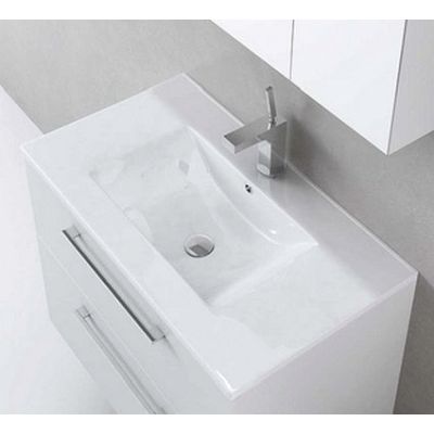 Lavabo PLUS de 60 cm Porcelana Blanco AVILA DOS, 