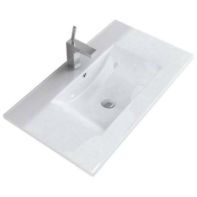 Lavabo PLUS de 100 cm Porcelana Blanco AVILA DOS, avilados