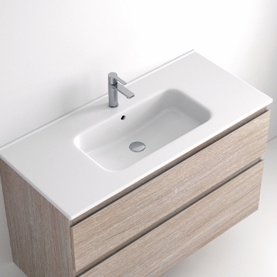 Lavabo Aire porcelana de 80 cm AVILA DOS, 