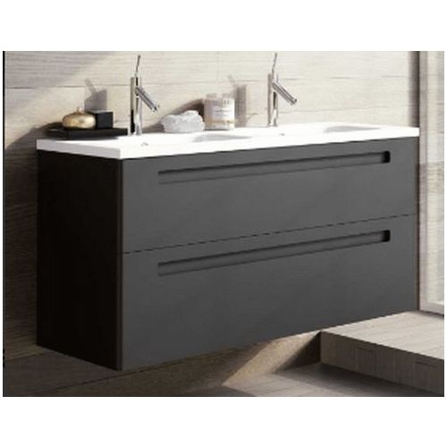 Mueble suspendido PARIS 800 2C N51 AVILA DOS, wall hung vanity unit and basin two drawers