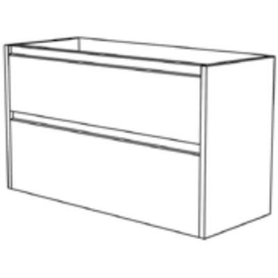 Mueble CARMEN LACADO 100 cm 2C COSTADOS VISTOS (INDICAR TIRADOR)(INDICAR COLOR) AVILA DOS, 