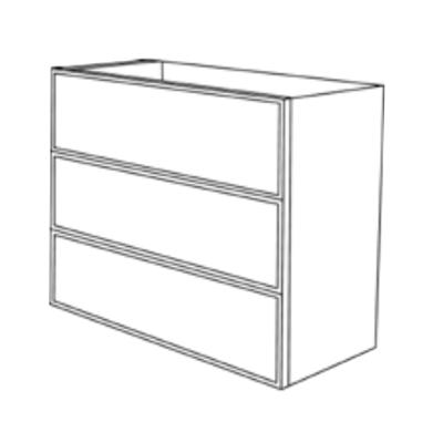 Mueble BLANCA 100 cm 3C (Indicar FRENTES "AB", COLOR y TIRADOR) AVILA DOS, 