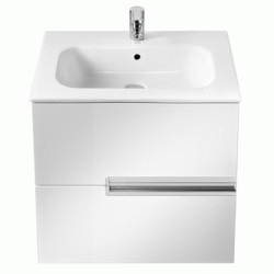 MUEBLE UNIK VICTORIA-N FAMILY 600 BLANCO BRILLO (MUEBLE + LAVABO) ROCA, Lababos washbasin basin lavavos Lavabos wall hung vanity unit and basin two drawers