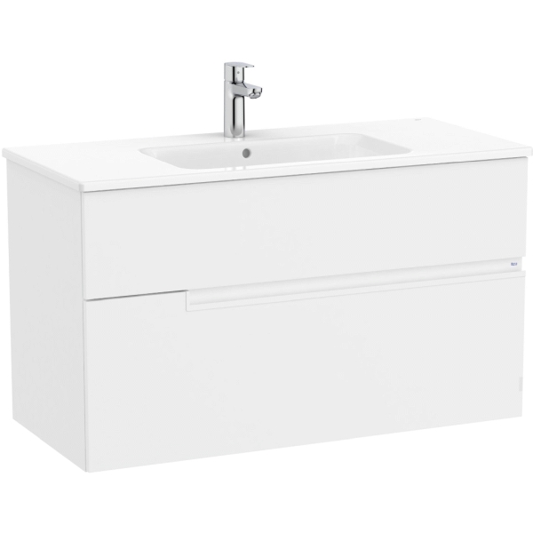 Pack VICTORIA-N 800mm 2 cajones ( mueble+lavabo) Blanco mate ROCA A852098509, 2c 80 800 cm mm suspendido