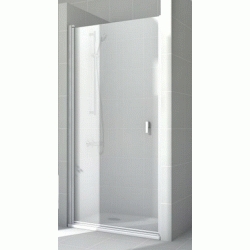 MAMPARA MODELO EASY PE FRONTAL DE DUCHA DE 1 PUERTA BATIENTE DE 860 mm BLANCA CRISTAL MATE ROCA, MAMPARA PARA PLATO DE DUCHA Blanco Manparas