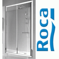 MAMPARA FRONTAL DE 1 PUERTA CORREDERA VICTORIA L2-E DE 1300 PARA PLATO DE DUCHA REF. M17114012 ROCA, Manparas